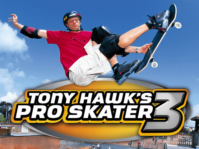 Tony Hawk 3 title screen for Xbox